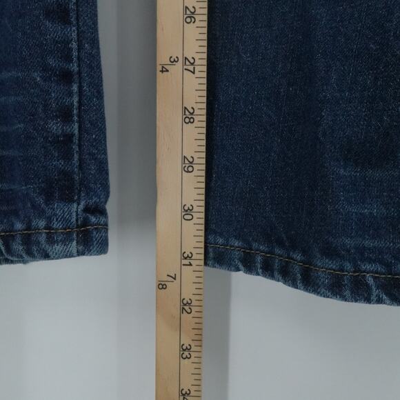 Wrangler Jeans Men 40x432 Blue Denim Straight Western Ranch Cowboy Casual Work - Picture 5 of 13